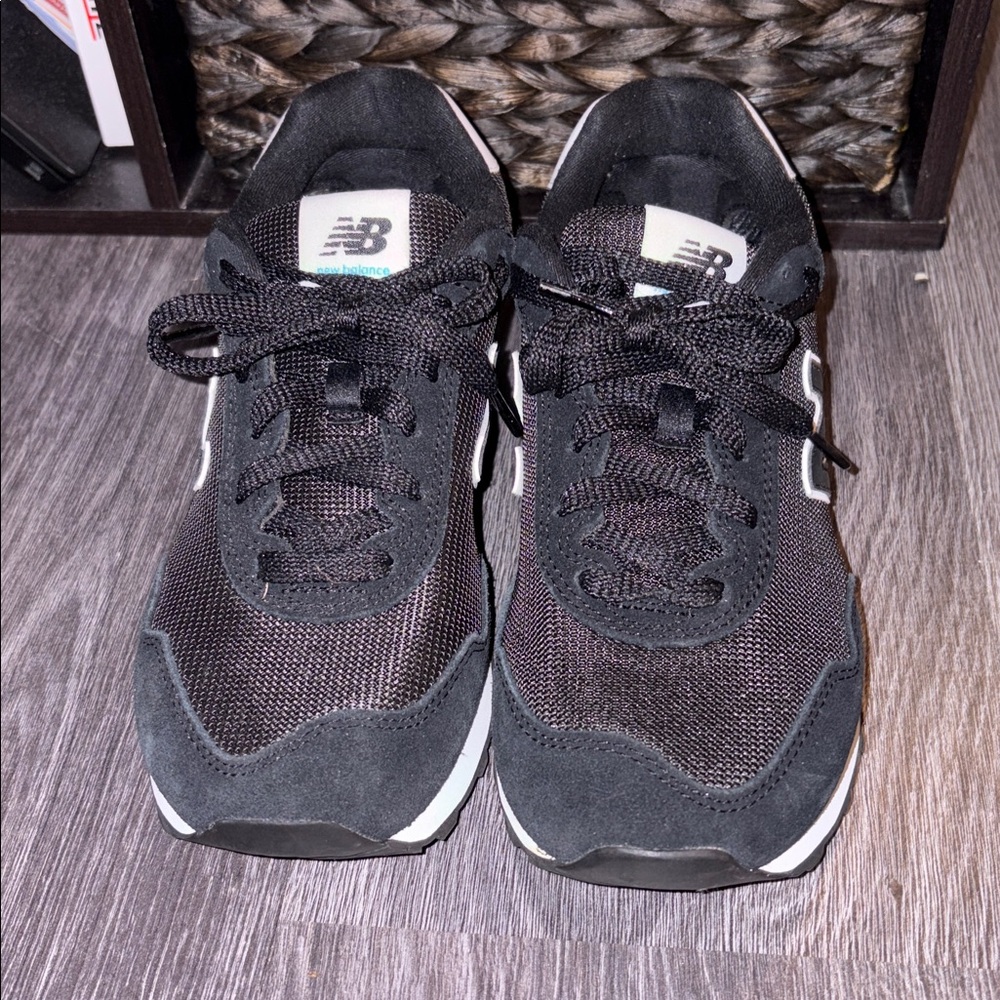 New Balance Black and White Athletic Shoes